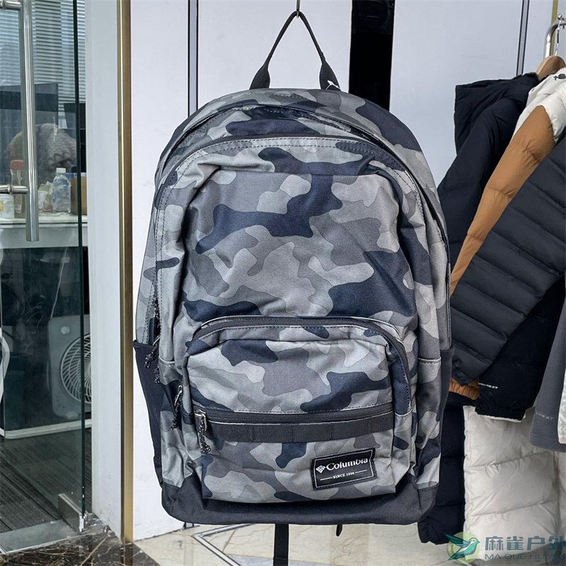 哥伦比亚户外徒步迷彩双肩包背包