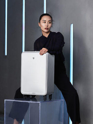 前开盖拉杆箱新款全铝万向轮