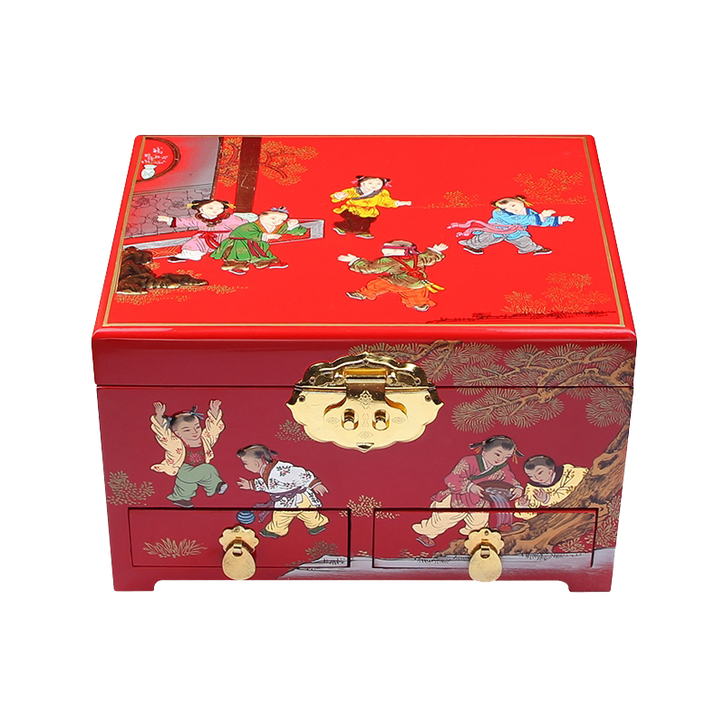 紫艺堂兴林先生作品手工推光童子
