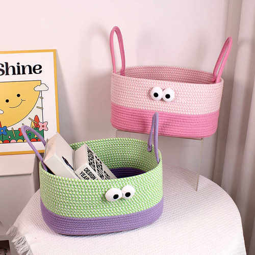 棉线绳大容量收纳装衣服玩具杂物