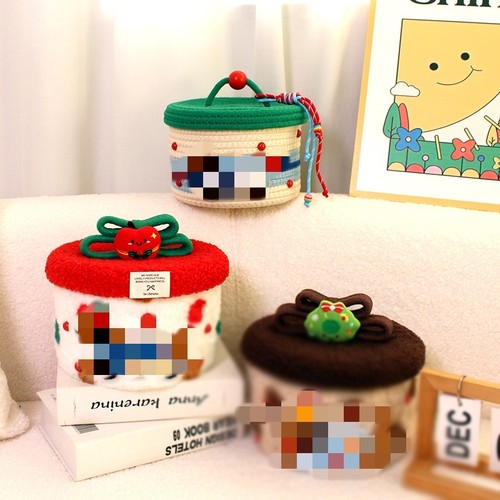 腊肠狗收纳盒桌面零食收纳筐可爱