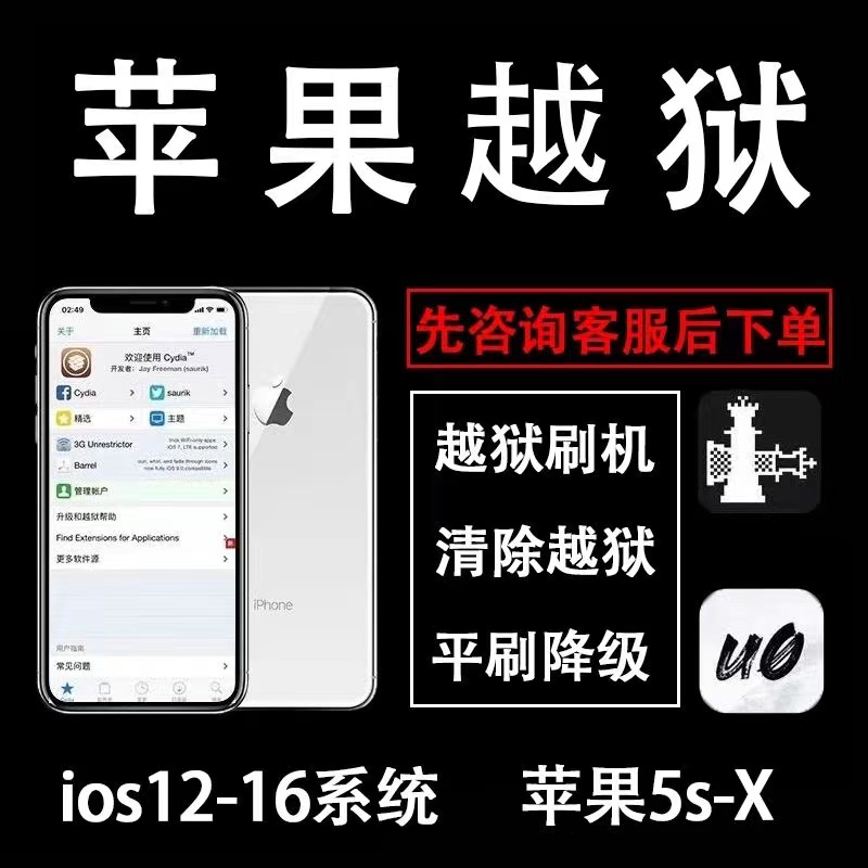 苹果13 11 8p 12 15手机越狱iphone ipad fugu15平板软件刷机 un 3C数码配件 苹果卡槽 原图主图