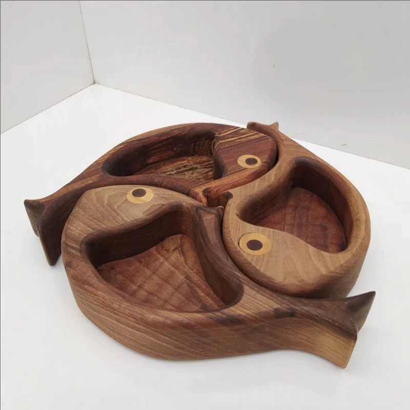 跨境新品金鱼开胃菜盘