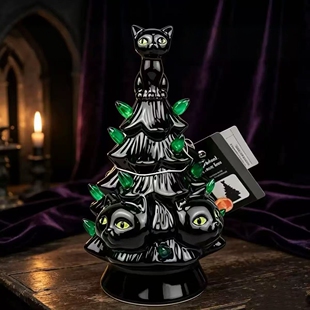 跨境新品Spooky pumpkin lanterns哥特式南瓜灯万圣节装饰摆件