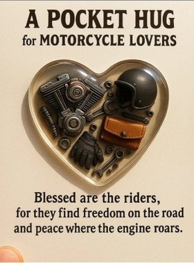 跨境热销A Pocket Hug for Hairstylists创意玻璃口袋拥抱礼物