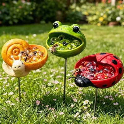 跨境爆款新品 Unique Animal Watering Stations 动物蜜蜂喂水器
