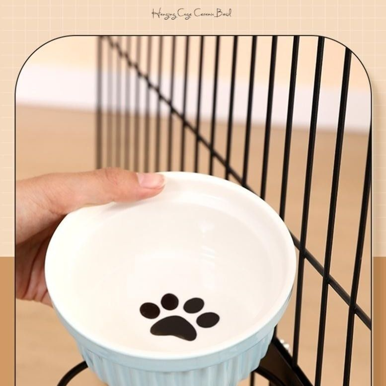 兔子碗猫碗陶瓷防打翻悬挂式宠物碗水碗挂猫碗悬挂式壁挂式狗笼子,宠物/宠物食品及用品,猫狗碗/慢食碗,淘宝优惠券,粉丝福利购,淘宝优惠卷
