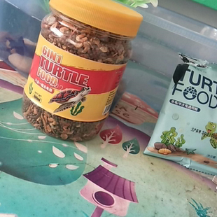 小乌龟饲料半水龟龟粮鱼虾虫干宠物龟巴西草龟鳄龟饲料幼龟龟食物