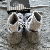 复古厚底毛呢玛丽珍鞋 女2025新款 冬INS加绒毛毛鞋 大溪地灰 棉瓢鞋