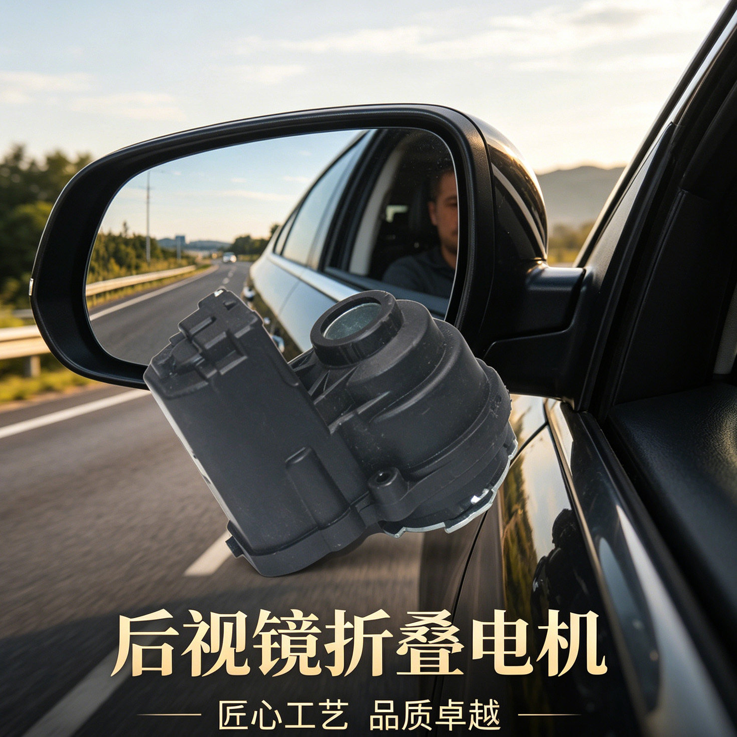 适配宝马bmw3系320i 325i 316i 318 3系gt x1倒车后视镜折叠电机