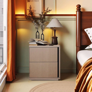 保险柜暗格隐藏家用床头柜藏钱箱一体实木卧室收纳柜床边柜置物柜