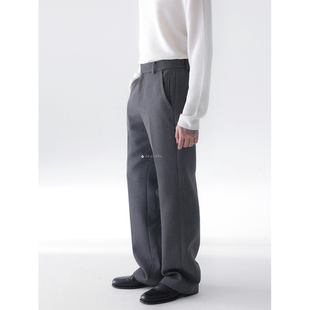 HolyMen ｜意大利marzotto强捻双层重磅riri拉链初剪羊毛西裤