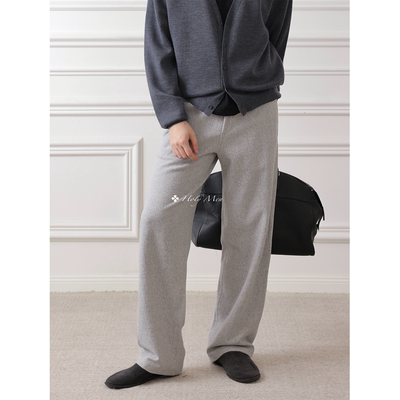 HolyMen日本横织布松紧卫裤长裤