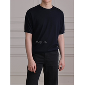 HolyMen 重奢级3070蚕丝羊毛宽松极细扬子纱轻薄裸感短袖