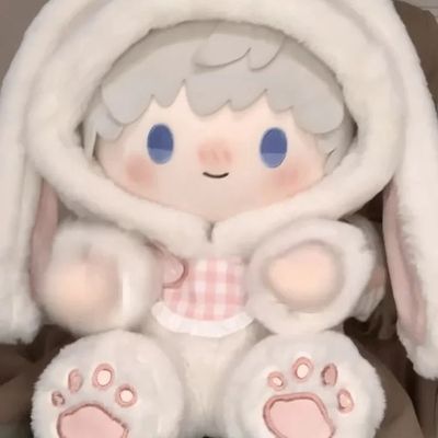 兔毛40CM坐姿娃衣一番赏遇见小兔洛洛米毛绒可爱衣服着替换冬款正