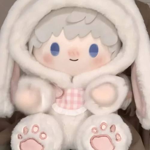 兔毛40CM坐姿娃衣一番赏遇见小兔洛洛米毛绒可爱衣服着替换冬款正