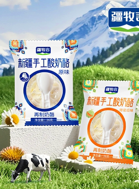 六种口味疆牧言手工酸奶酪袋装酸奶球到手10包新疆奶制品零食