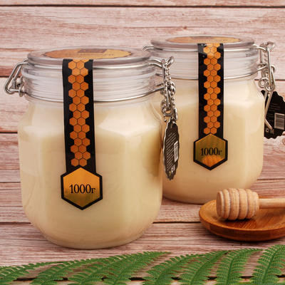 包邮俄罗斯原装进口俄椴树蜂蜜