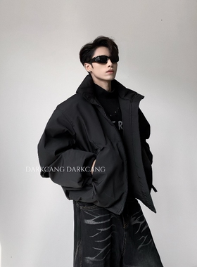 黑沧社/轻奢90%白鸭绒羽绒服外套男冬季保暖加厚cleanfit夹克棉服