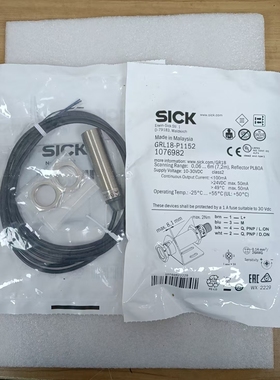 正品SICK西克GRL18-P1152光电传感器，马来西亚制造订货号1076982