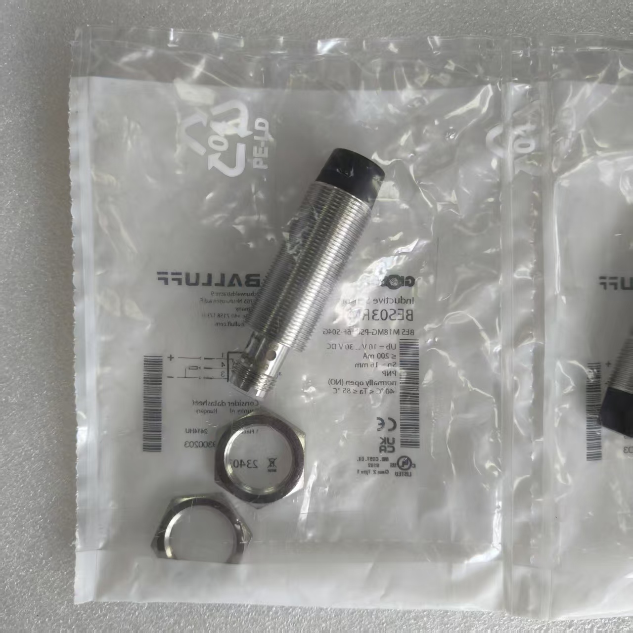 BALLUFF巴鲁夫BES03RM接近开关原装正品，BES M18MG-PSC16F-S04G