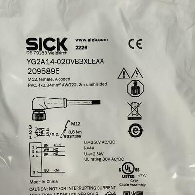 YG2A14-020VB3XLEAX西克