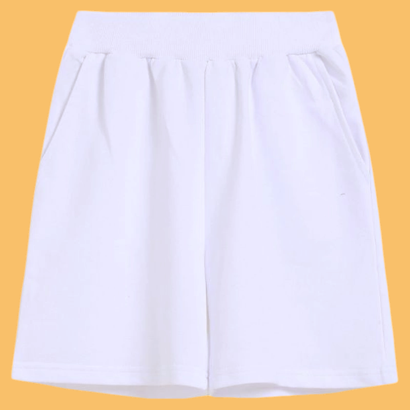 新款童装夏季儿童短裤5分裤男童女童白色黑色中裤全棉7分运动裤潮