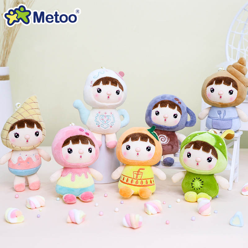 metoo咪兔糖豆娃娃盲盒可爱毛绒钥匙扣 包包挂件小公仔玩偶