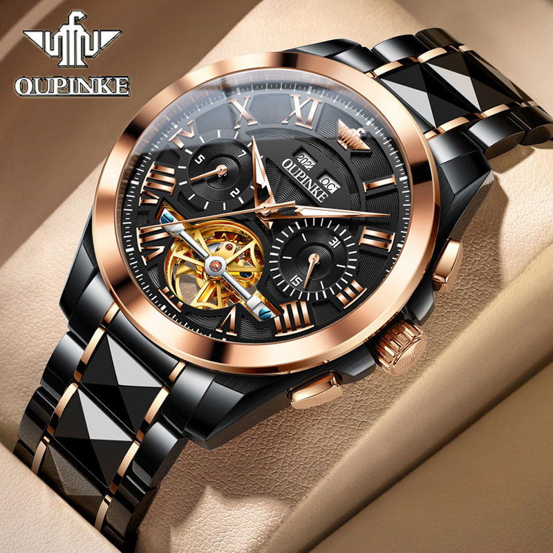 瑞士认证正品牌男士手表机械表男