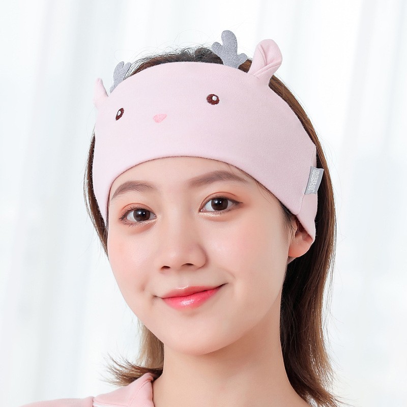 月子头巾纯棉夏季薄款透气产妇发带孕妇产后坐月子防风护额头帽子