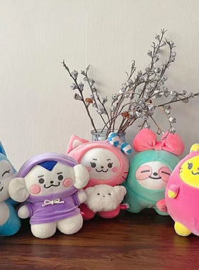 韩国女团ITZY WDZY 大公仔娃娃情侣 Lia Ryujin Yuna玩偶 超萌