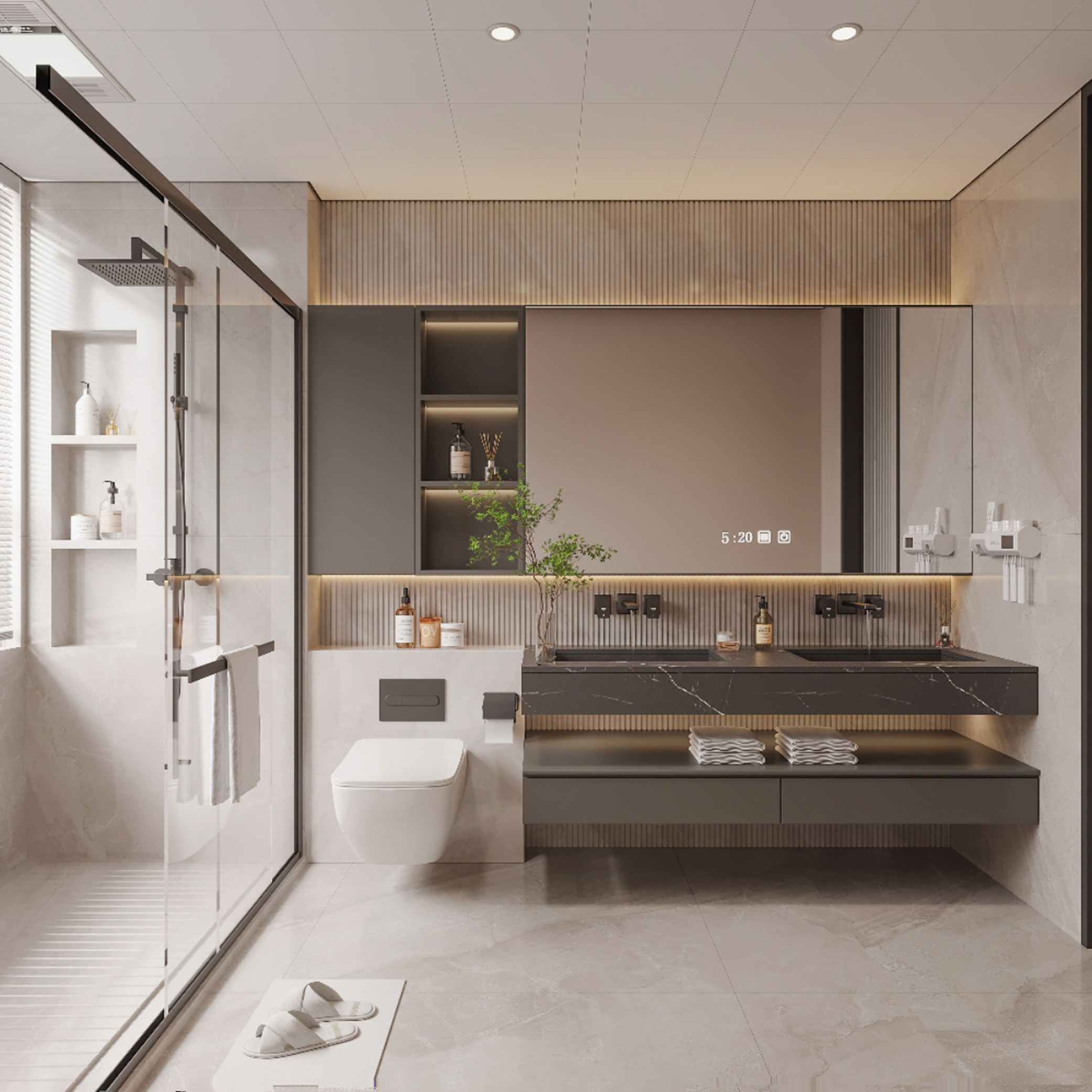 全屋定制浴室柜铝合金阳台柜厂家直营专业柜体定制