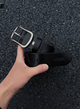 郑不凡CNIE凡越【定制皮带】头层牛皮真皮皮带男百搭复古简约腰带