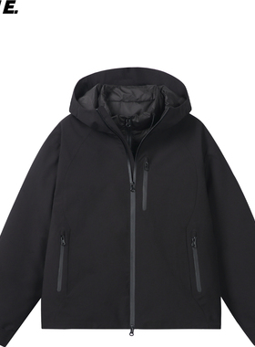 郑不凡 CNIE凡越三合一冲锋衣羽绒服可脱卸外套羽绒衣男士小个子