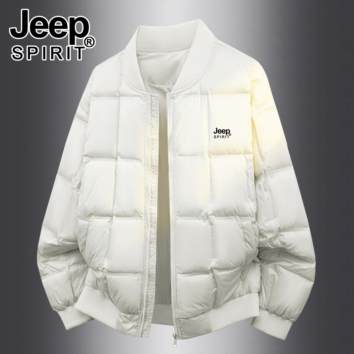 JEEP羽绒棉服男女2025新款冬季棉衣小个子棒球服棉袄短款加厚外套