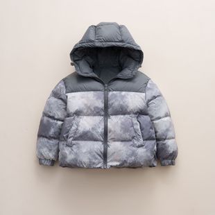 平湖驰新鸭绒新国标儿童羽绒服男童冬季女童加厚保暖面包服