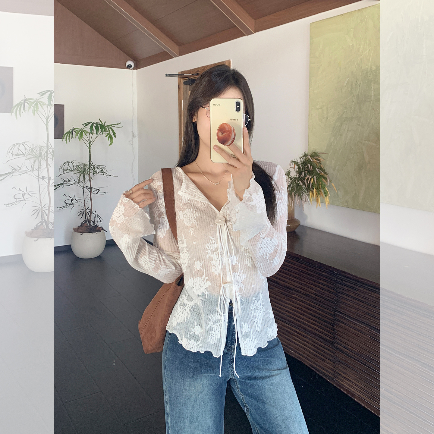 长袖休闲风其它新款米白色结