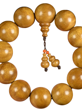 楠木水波纹幽香暗影峨眉山手串