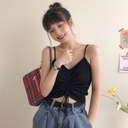大码女装胖MM百搭显瘦吊带
