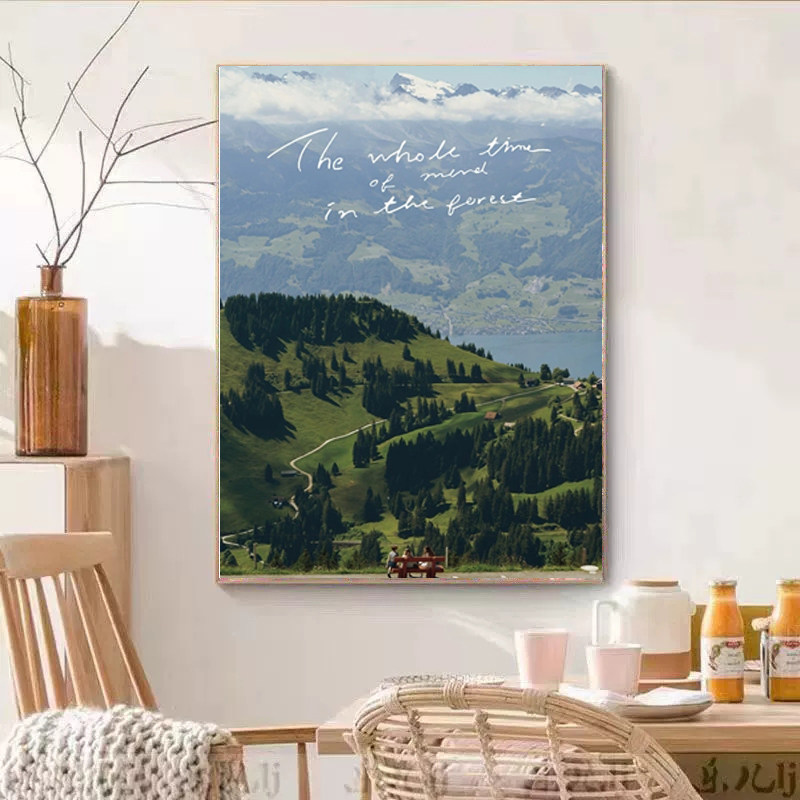 美丽的山林风景十字绣2025新款5d满钻手工钻石贴画带框客厅装饰画,居家布艺,钻石绣,淘宝优惠券,粉丝福利购,淘宝优惠卷