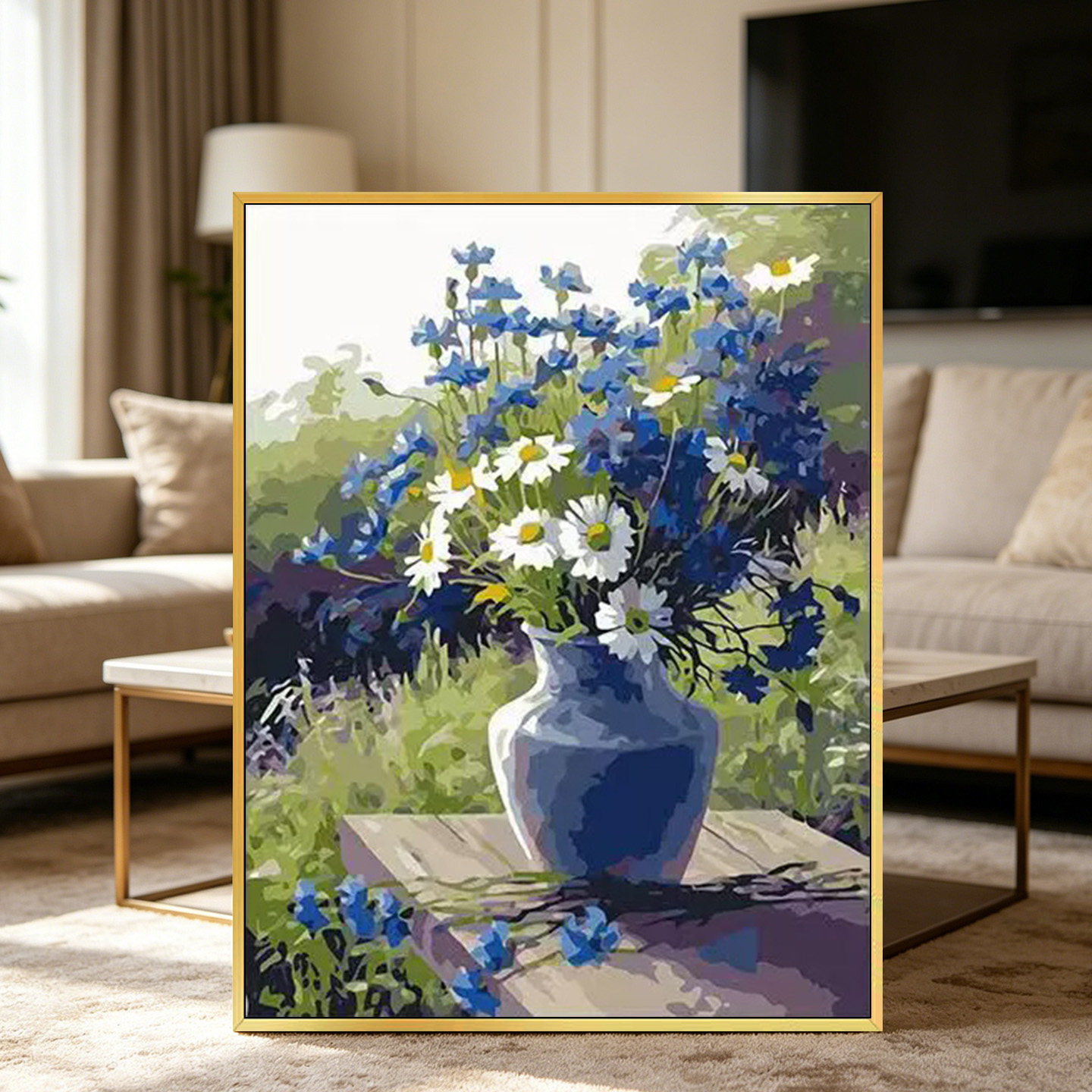 治愈花卉风景系列钻石画2026新款客厅卧室装饰画手工diy粘钻带框