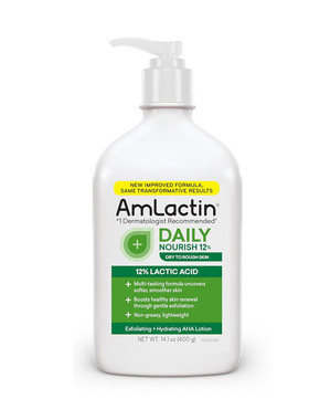 现货美国AmLactin12%果酸身体乳润肤露补水保湿滋润400g去鸡皮