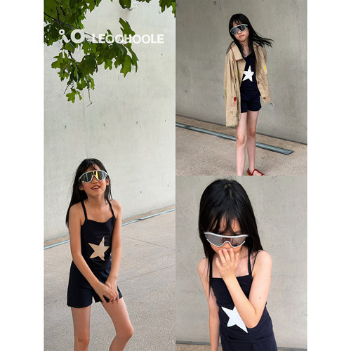 LEOOHOOLE | 哦哦乐 薄荷味夏日小吊带短裤套装 反光五角星/多星