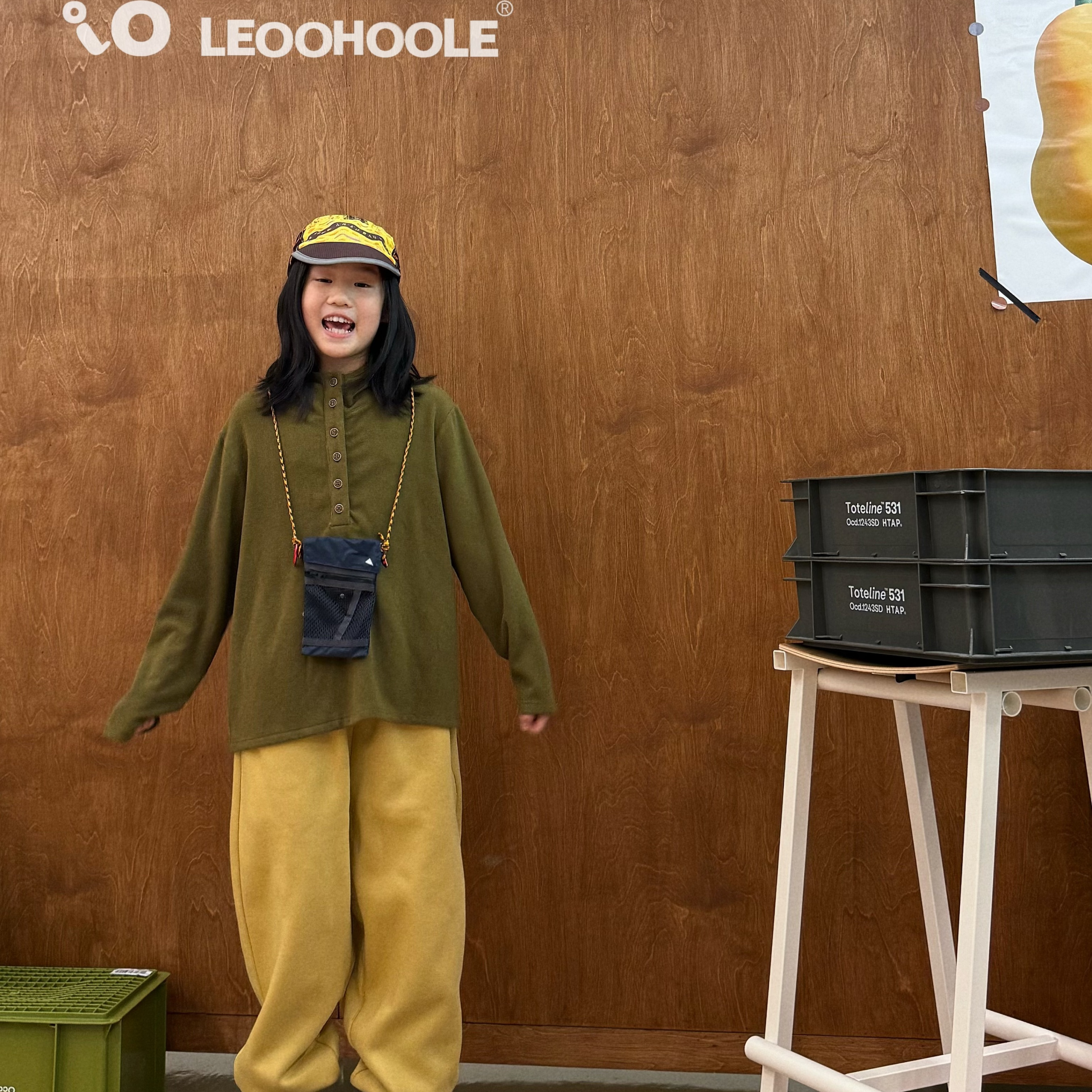 LEOOHOOLE | 哦哦乐 恒温暖皮柔软磨毛纽扣连帽T恤