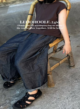 LEOOHOOLE | 哦哦乐  高品质亚麻 仿牛仔亲子防蚊哈伦裤