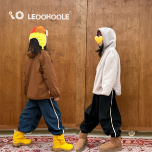 LEOOHOOLE | 哦哦乐王炸裤型户外三防加绒抗冻束脚口伞兵裤滑雪裤