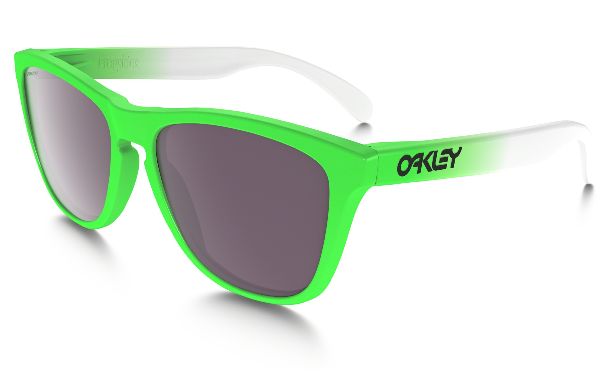 Oakley 欧克利 OO9245-37 Frogskins 荧光绿框 生活系列 太阳镜