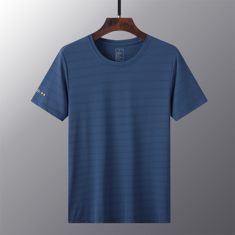 冰丝短袖男士夏季新款圆领情侣装宽松潮流半袖大码休闲T恤