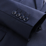 主推男士镂空大码单西15个纯色外贸跨境K711藏青修身西服p85，男装西服，星座1616