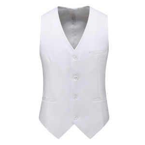 主推镂空礼服酒店大码西服马甲修身17个纯色外贸跨境711p45图片